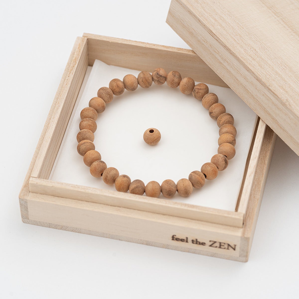 お守り念珠_仏像木ブレス (7mm珠30)