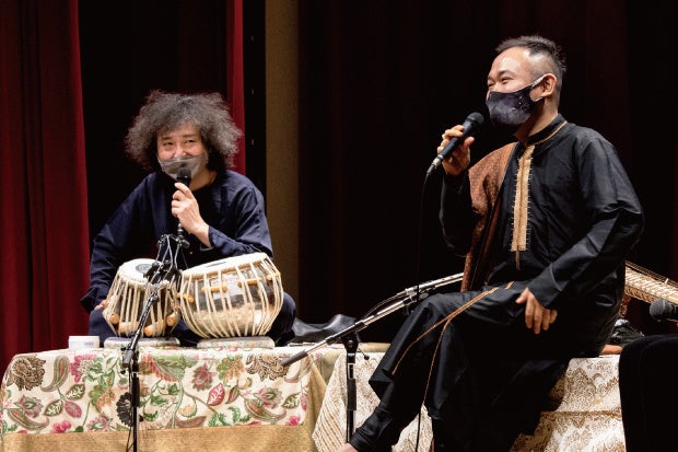 1月23日（日）当日の様子（左：ユザーンさん／右：石濱匡雄さん）