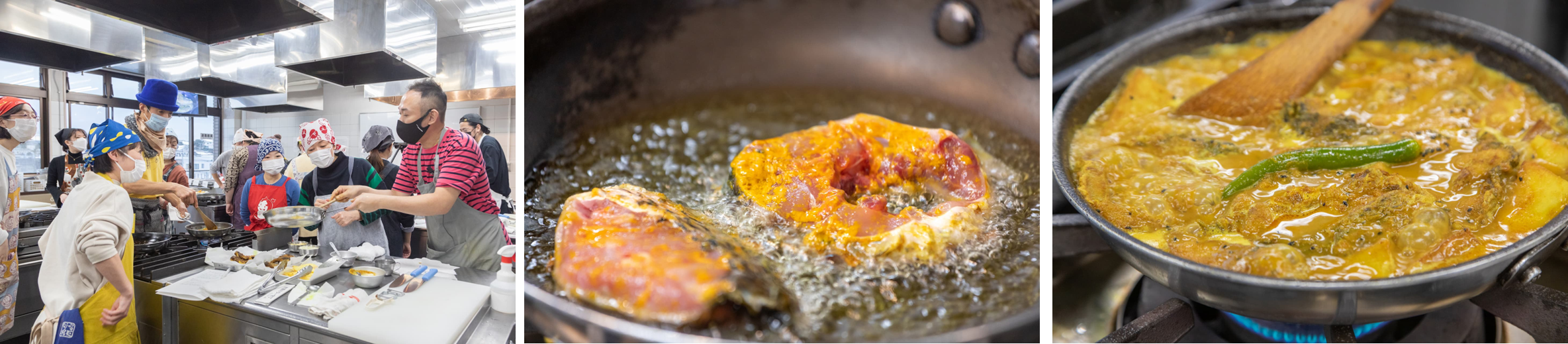 昨年の料理教室の様子