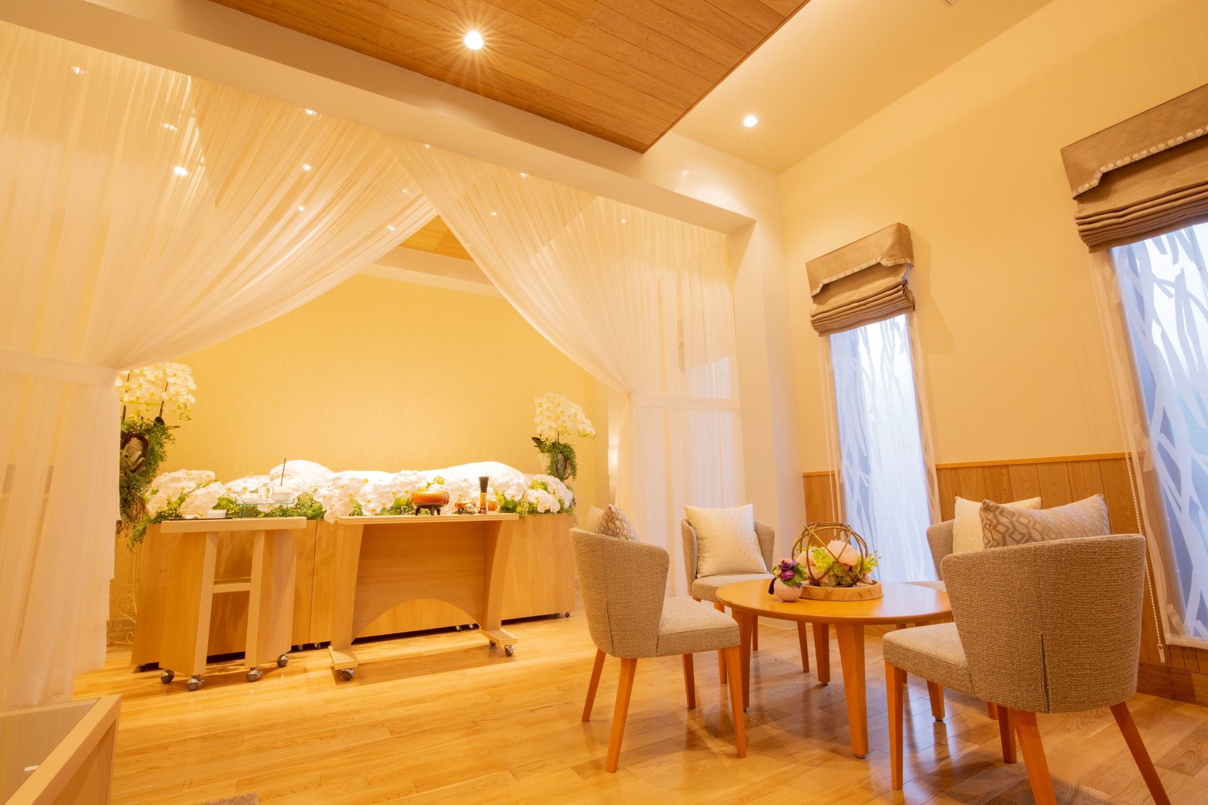 個室タイプのご安置室の一例（ファミリーホール橋本）