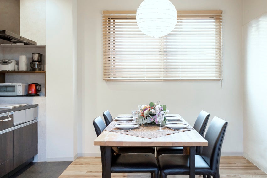 匠人の広々としたキッチン