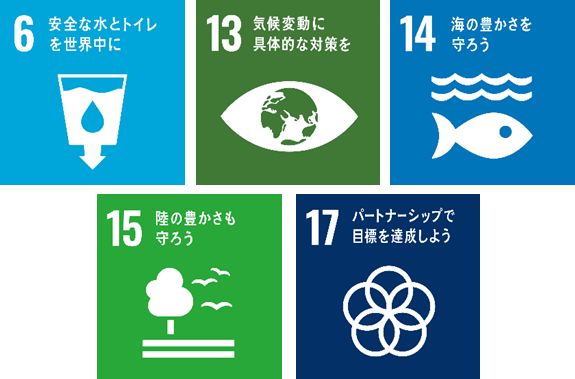 本件が貢献を目指す主なSDGs