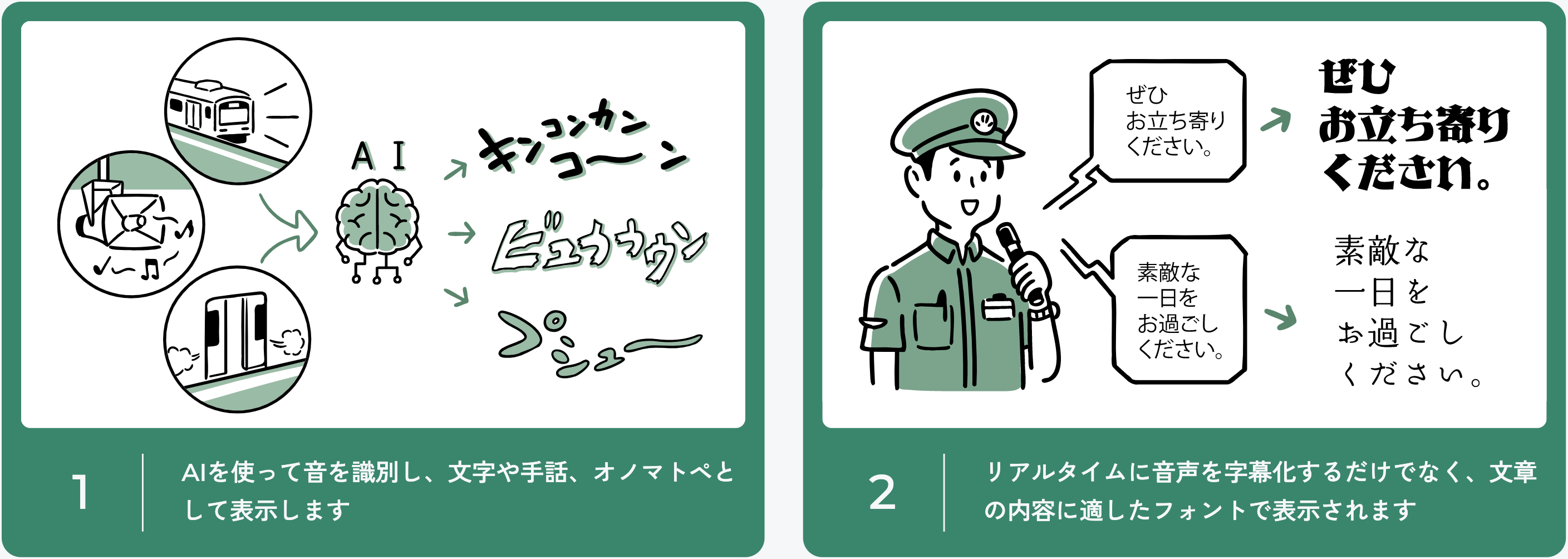 図3．「エキマトペ」の利用イメージ