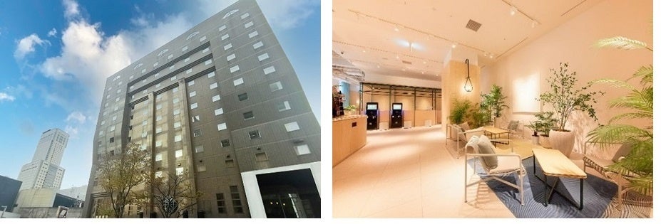 図1. 完全非接触・非対面でのチェックイン・チェックアウトが可能となる「京急 EXホテル 札幌」