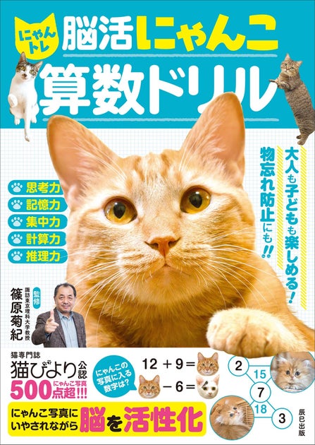 猫好き必見！脳活にゃんこ算数ドリルで脳を活性化しよう