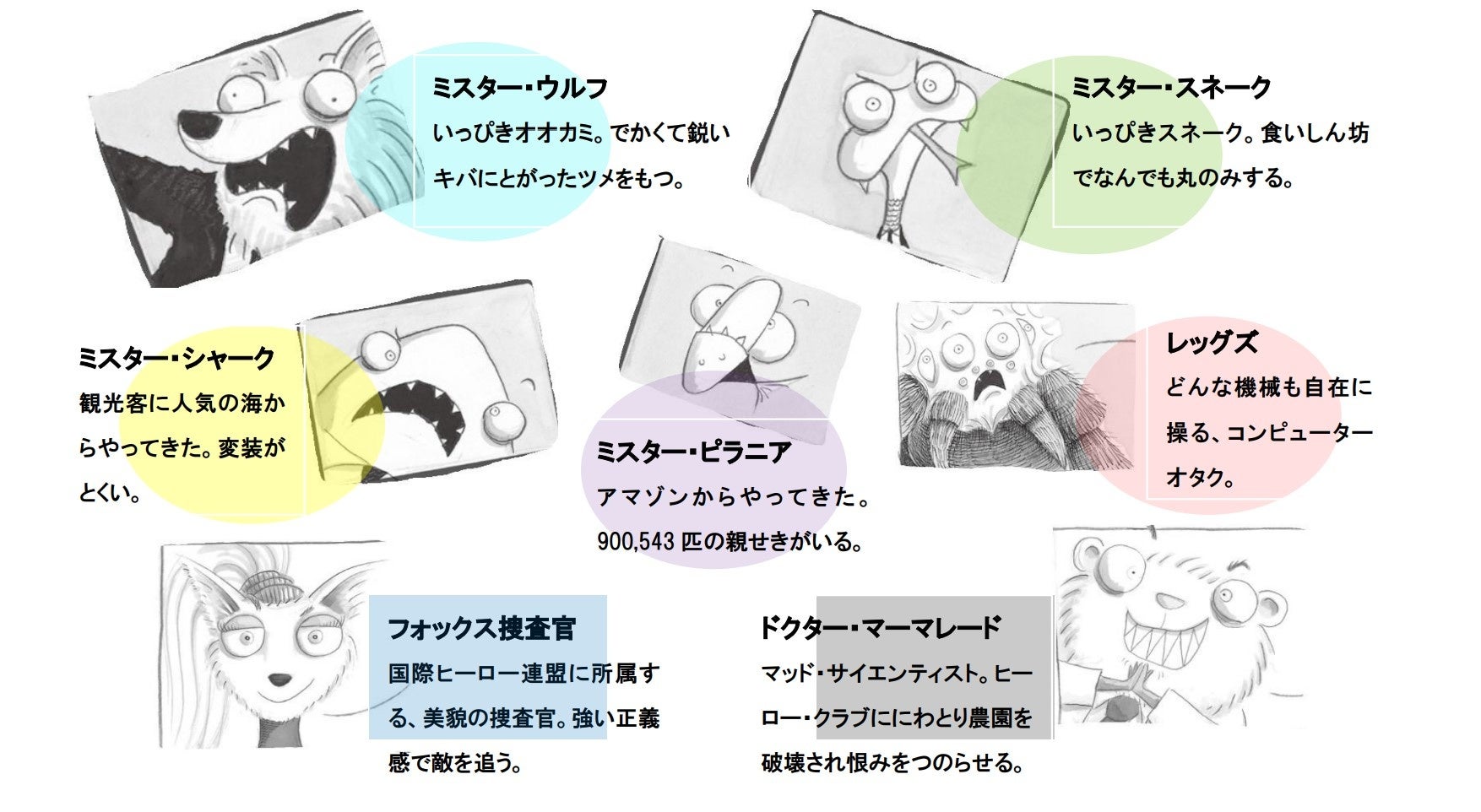 バッドガイズ③④より