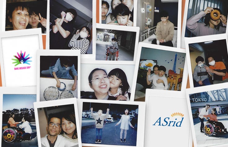 ASridが支援する患者さんとご家族の写真ストーリー