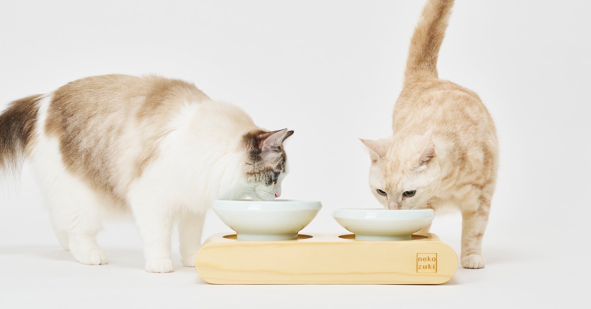 台があると食べやすい