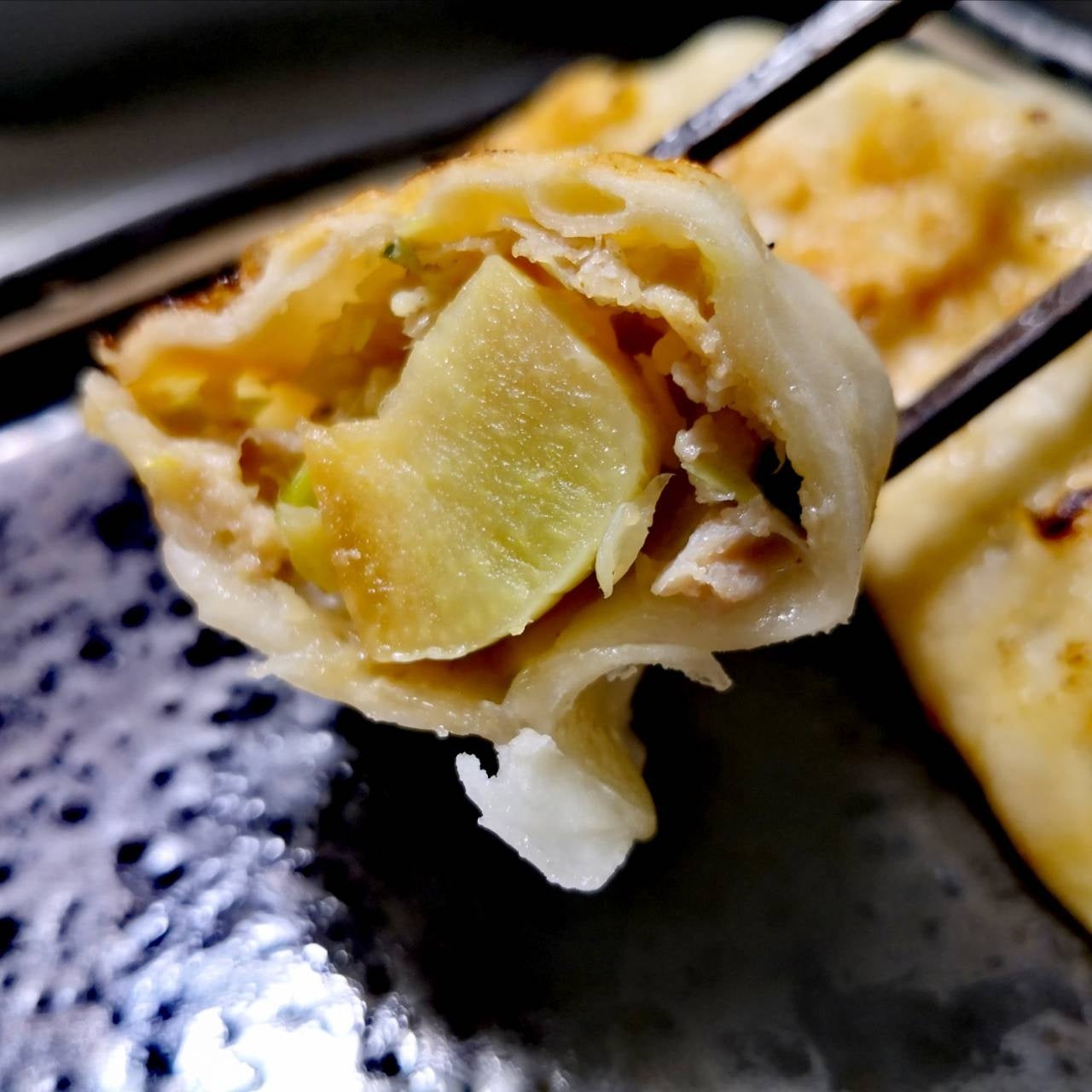 超にん肉餃子断面