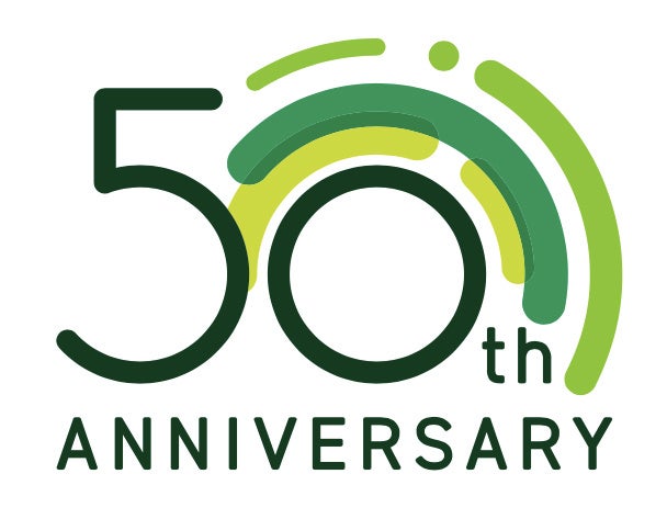 日本老人福祉財団 創立50周年記念ロゴ