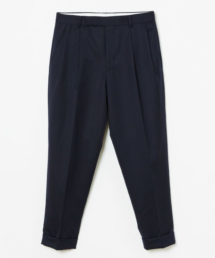 CPT-1　[別注]2アウトプリーツスラックス(ウールギャバジン) 全1色