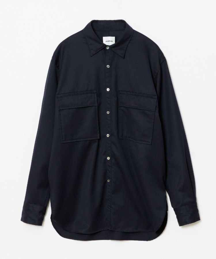 CSH-4　[別注]ダブルポケットシャツ(ウールギャバジン)全1色