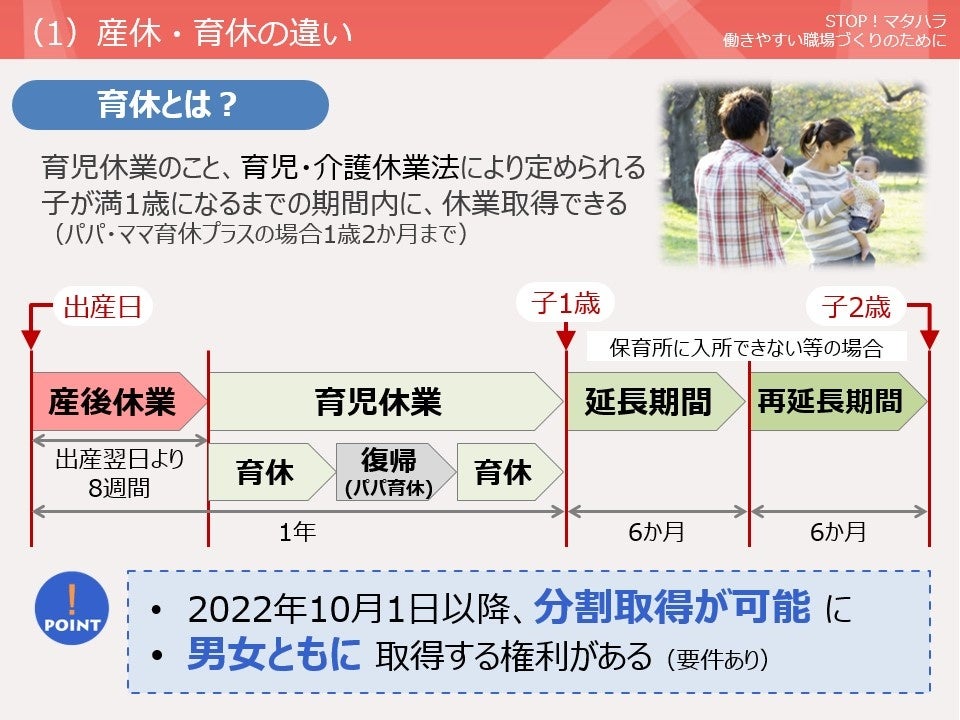 2022年改正育児・介護休業法に対応。マタハラ対策eラーニング教材をリニューアル