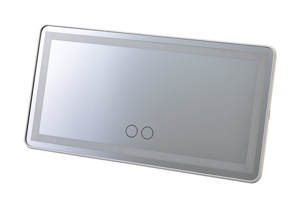 サンバイザーLEDミラー