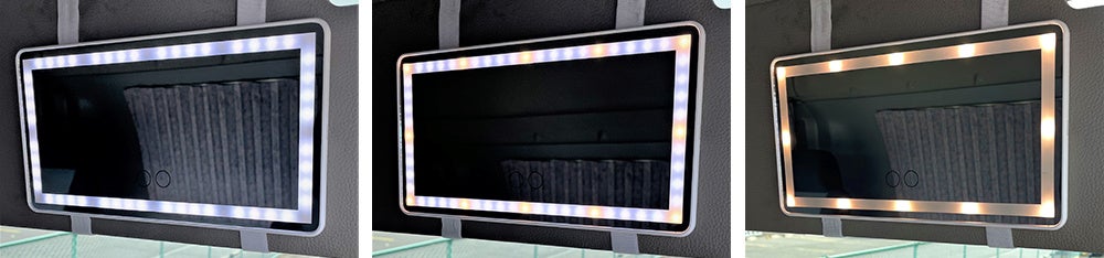 長押しで光量調節可能