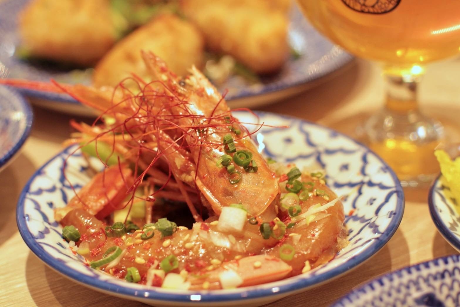 生エビの老酒漬け