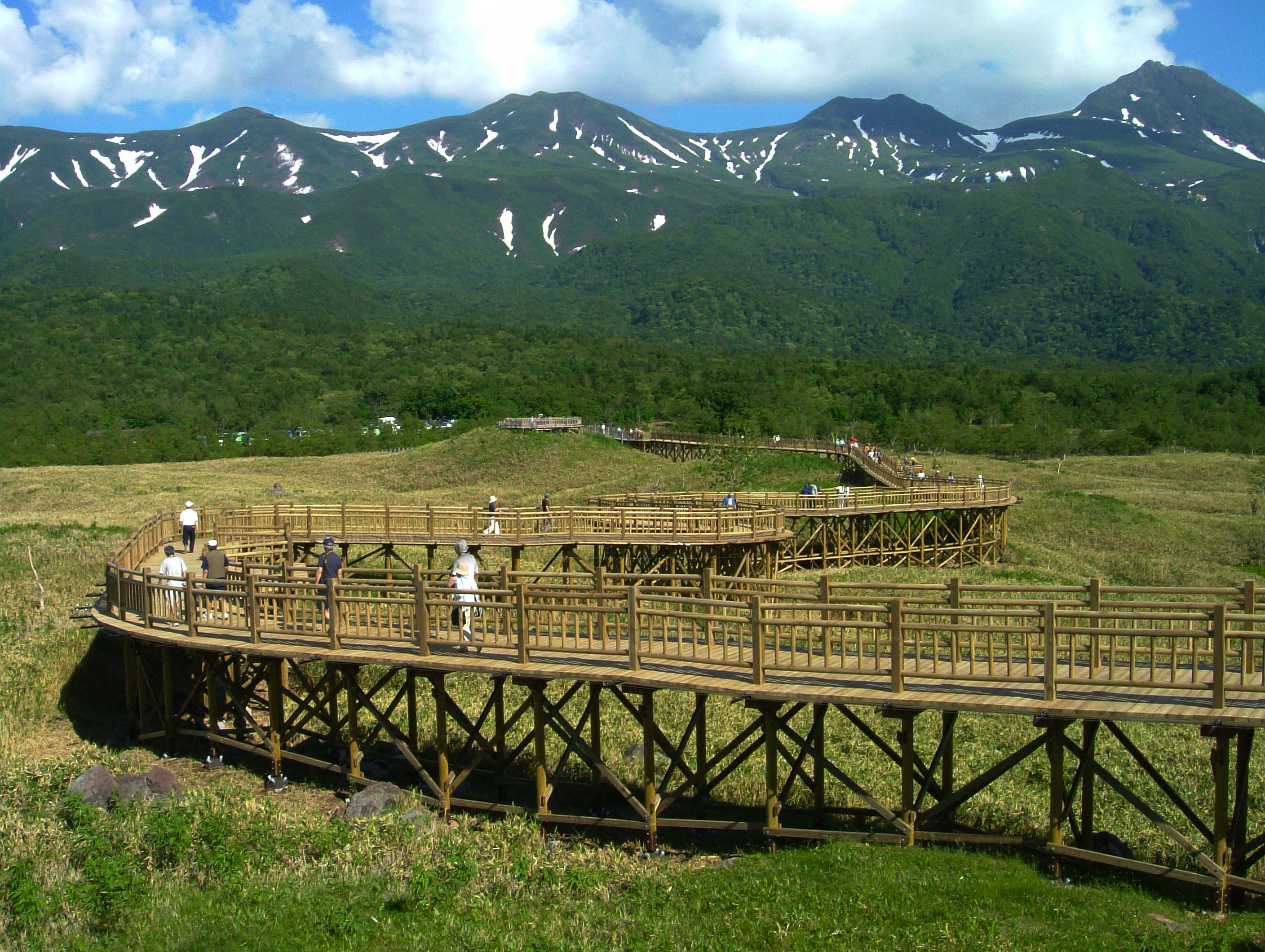 実績一例（北海道：知床五胡木製高架道路）