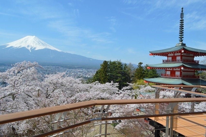 実績一例（山梨：新倉山浅間公園デッキ）