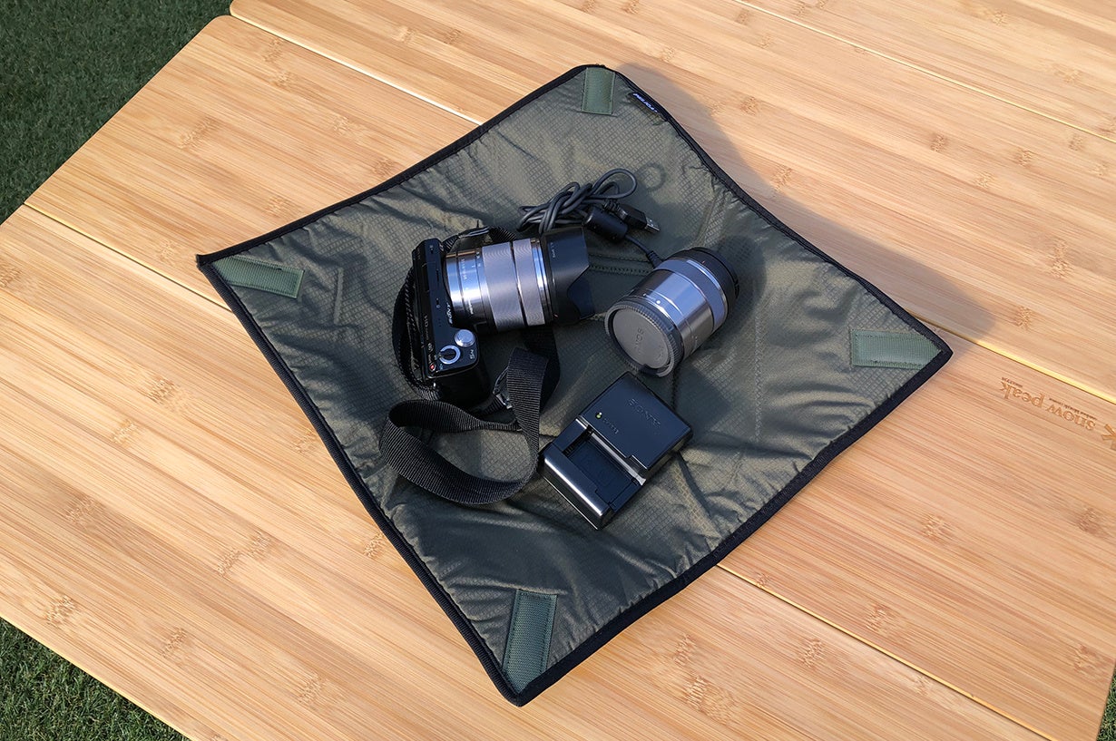 カメラなどもまとめて持ち運べる！