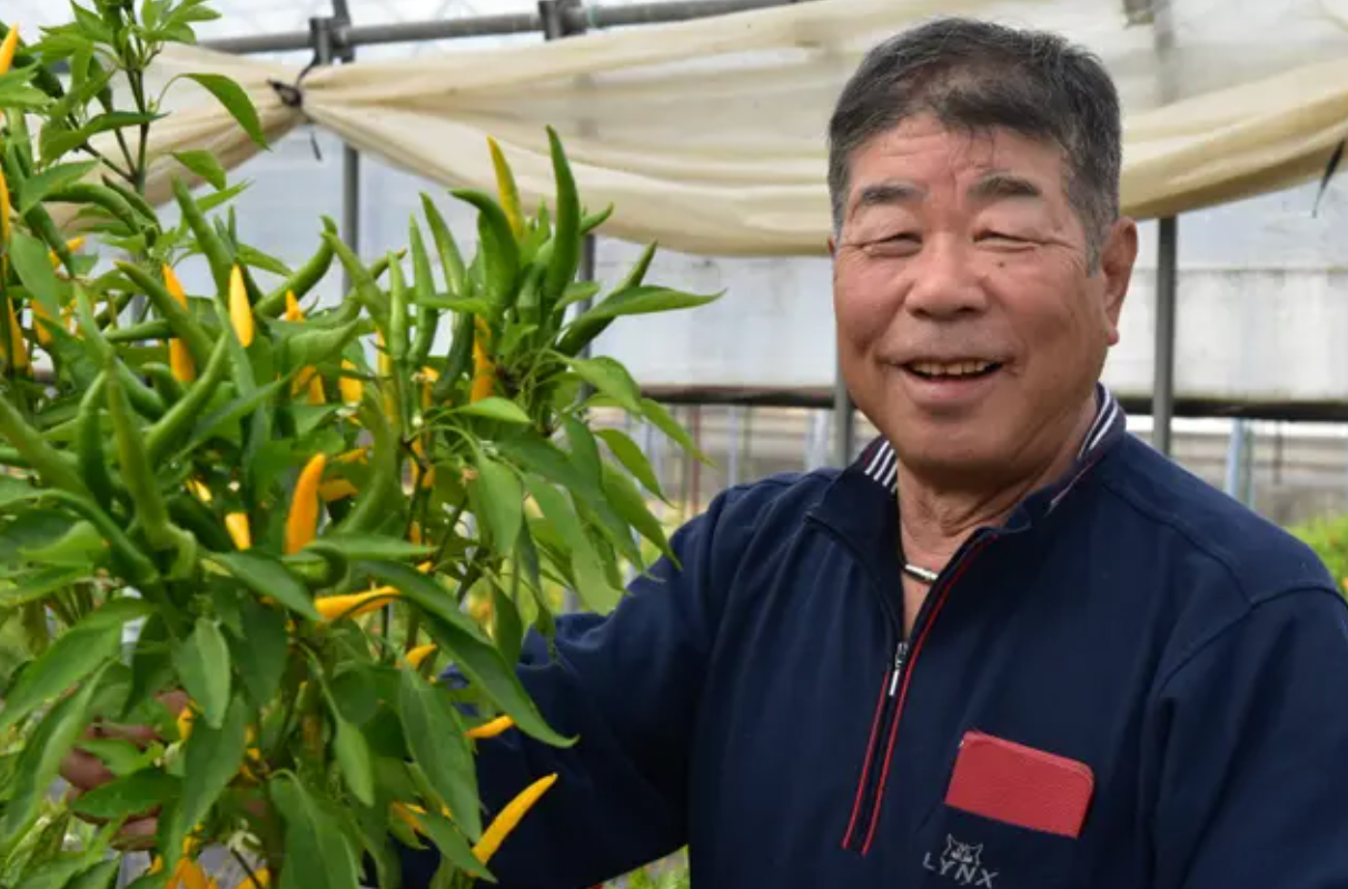 農業組合法人「あまのじゃく」代表理事の泉谷邦雄さん