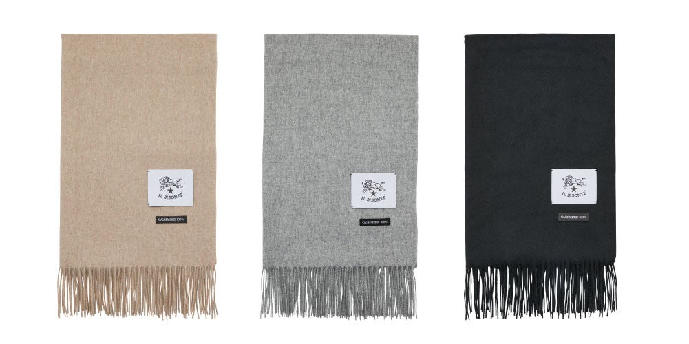 Cashmere Stole ￥29,700  ©IL BISONTE