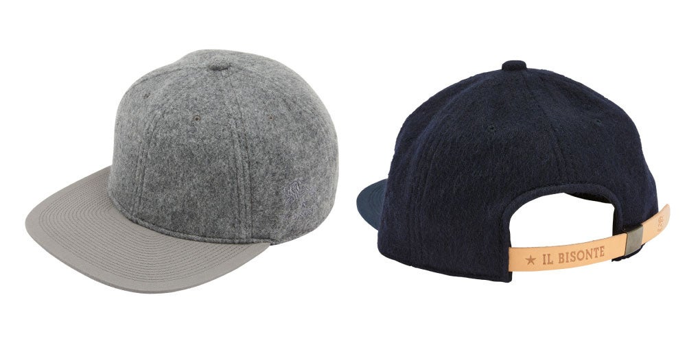 Baseball cap ￥11,000  ©IL BISONTE