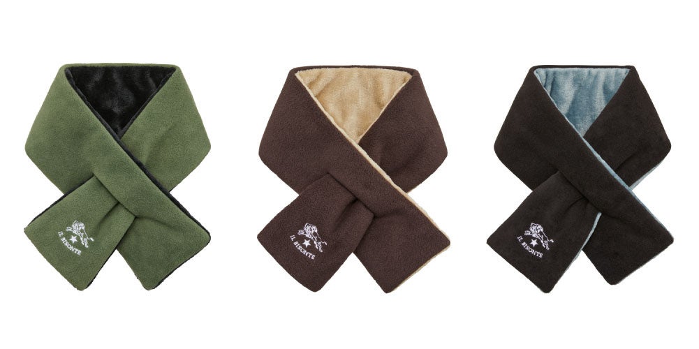 Scarf ￥7,700  ©IL BISONTE
