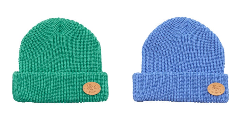 Knit cap ￥6,050  ©IL BISONTE