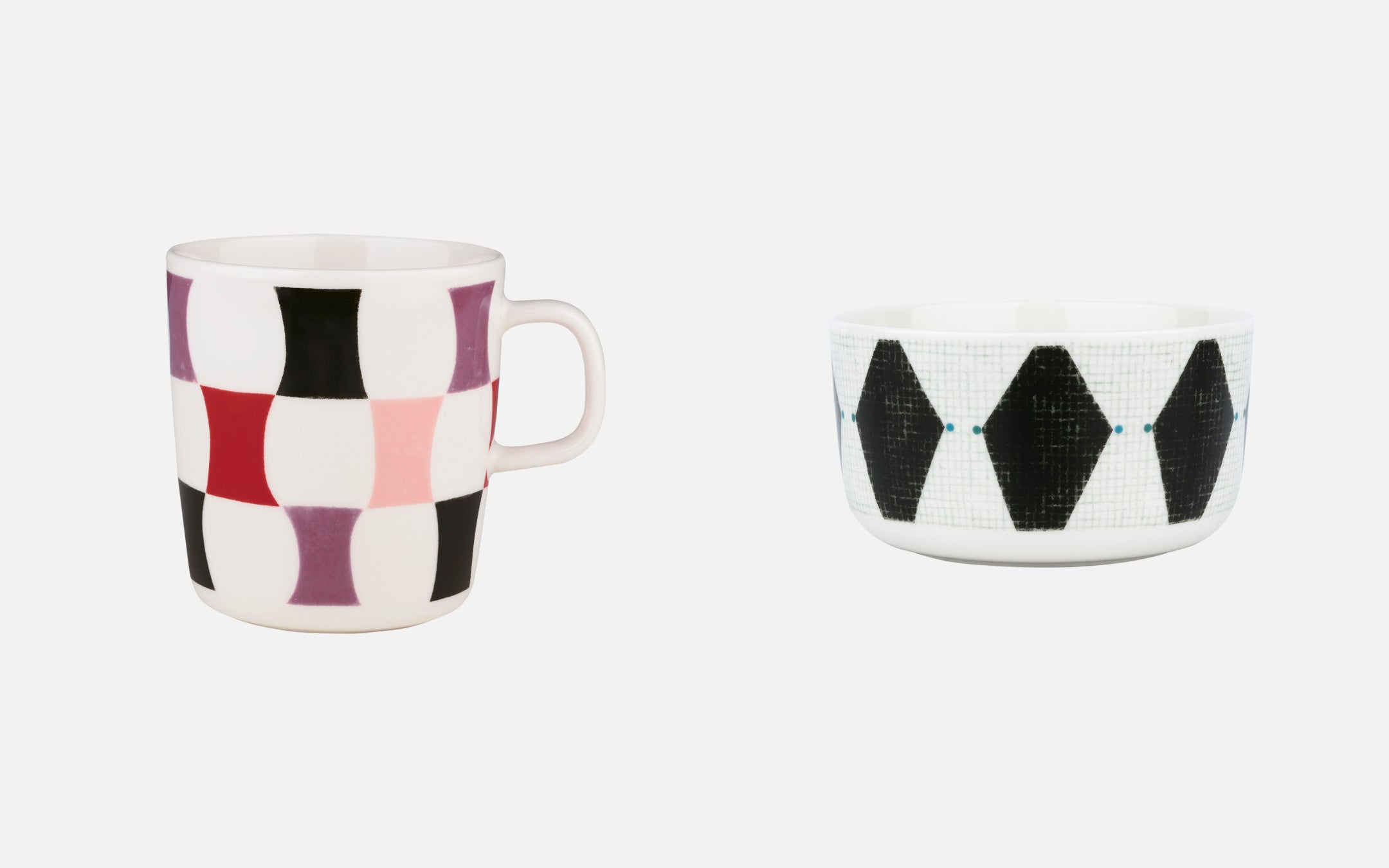 (左) Sambara 4dl マグカップ ￥4,620 (右) Espinela 5dl ボウル ￥5,280