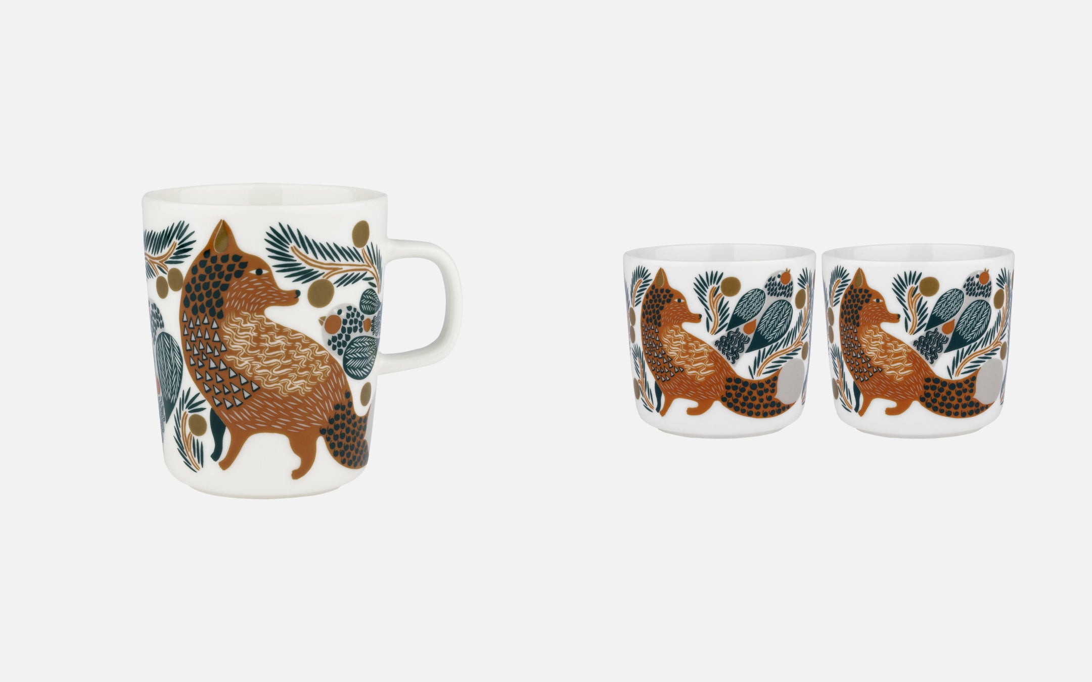 (左) マグカップ ￥3,630 (右) コーヒーカップセット ￥6,600