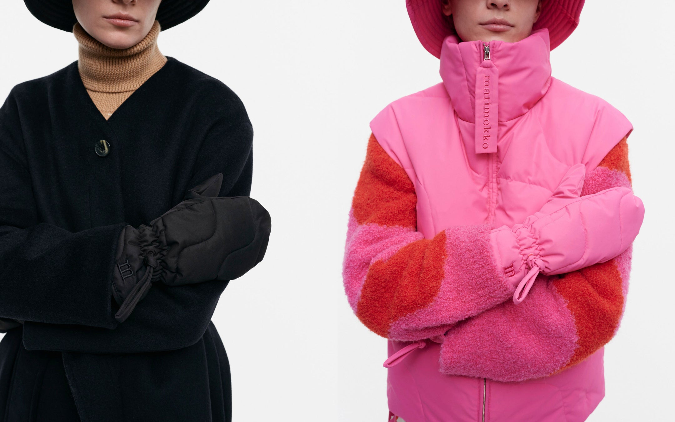 (左)Taifuuni Pillow ミトン  ￥13,200 (右) Taifuuni Pillow ミトン ￥13,200