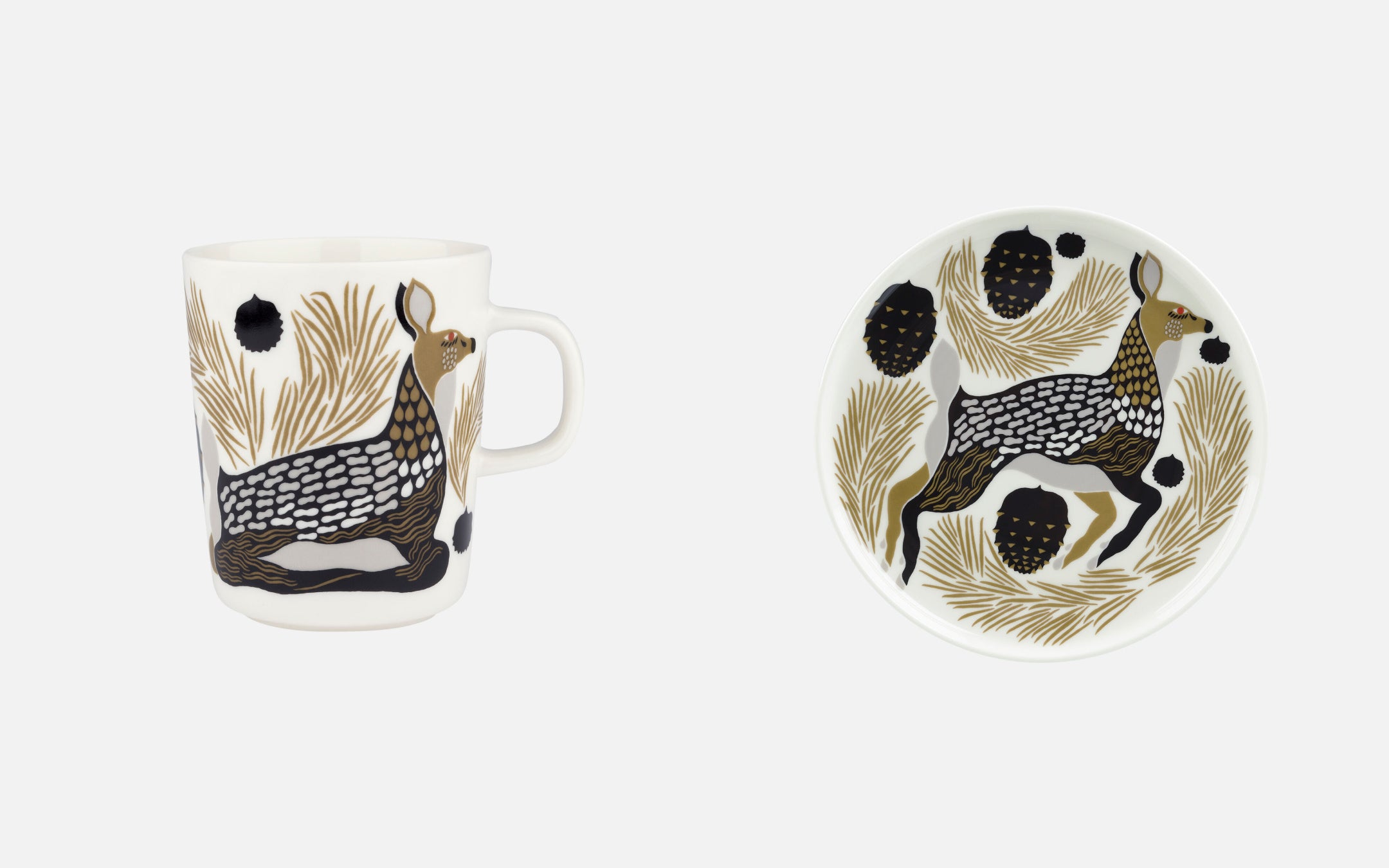 (左) マグカップ ￥3,630 (右) プレート ￥5,280