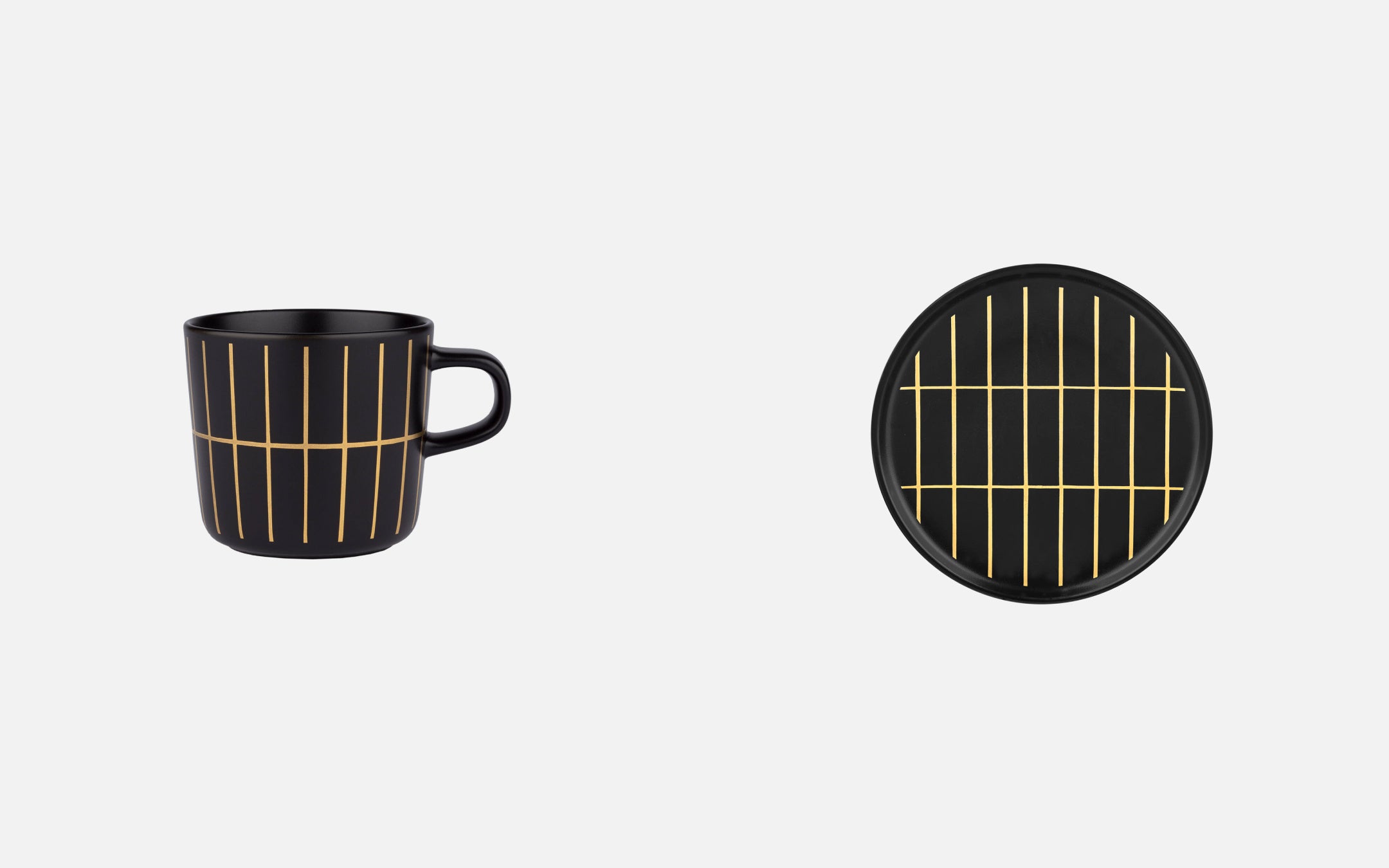 (左) コーヒーカップ ￥4,400〈11月中旬発売予定〉 (右) プレート ￥4,400 〈11月中旬発売予定〉