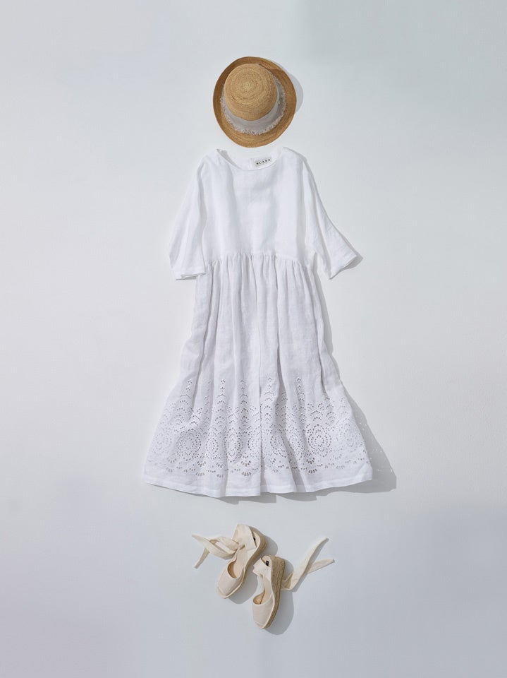 ドレス（リノエンブロイダリー）　¥86,900（税込）