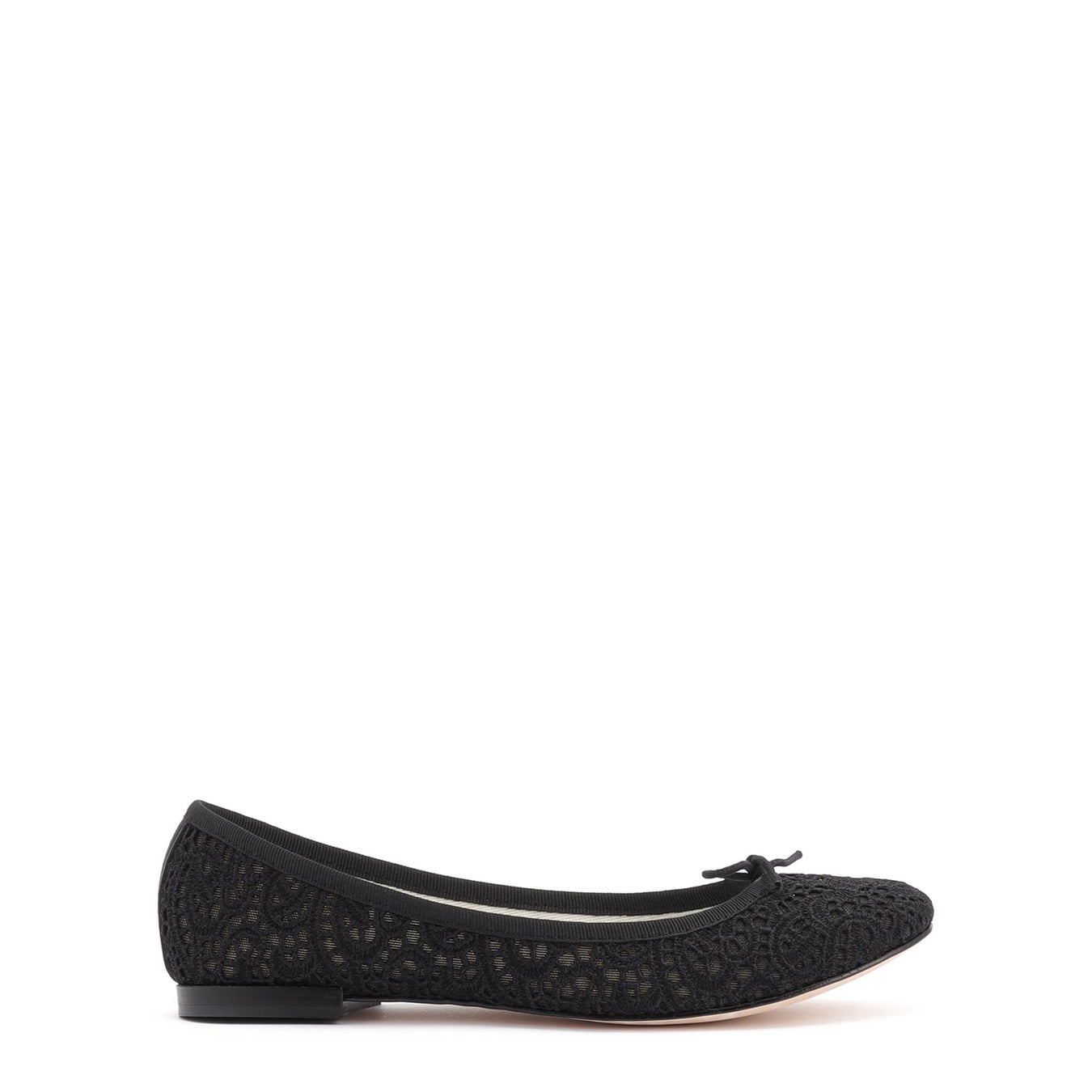 Flower Lace Ballerinas Black ¥39,600(tax in)