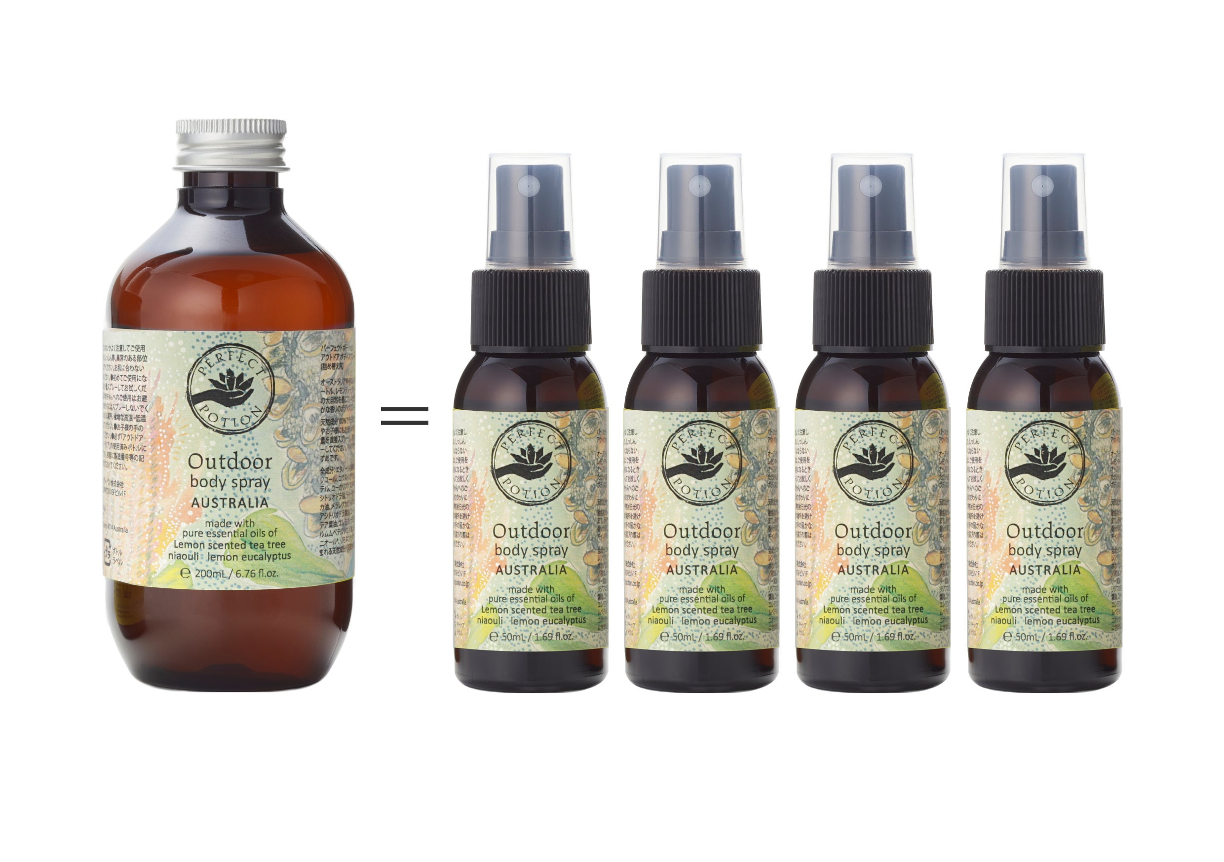 リフィル（詰替え用ボトル）は200mL。