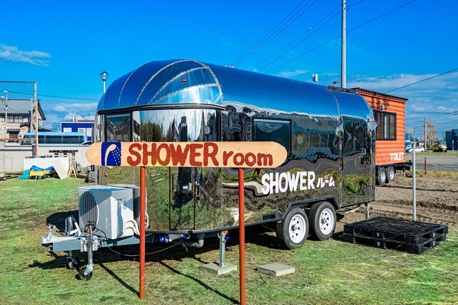 「RVパーク 石狩FIELD」現地の様子