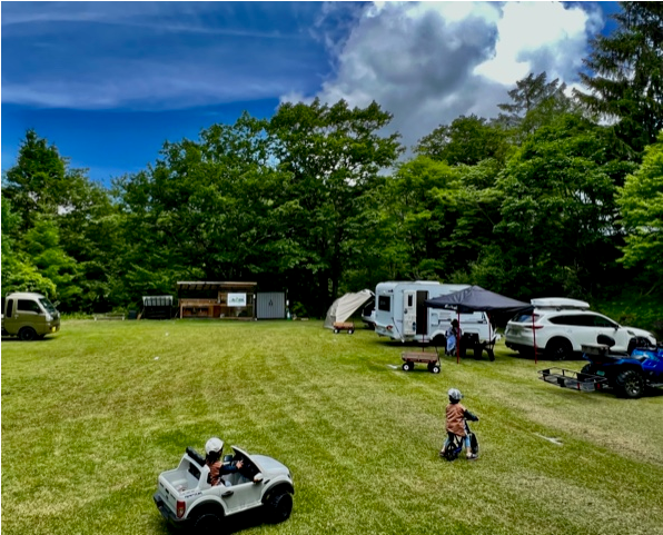 「RVパーク 蓼科」現地の様子