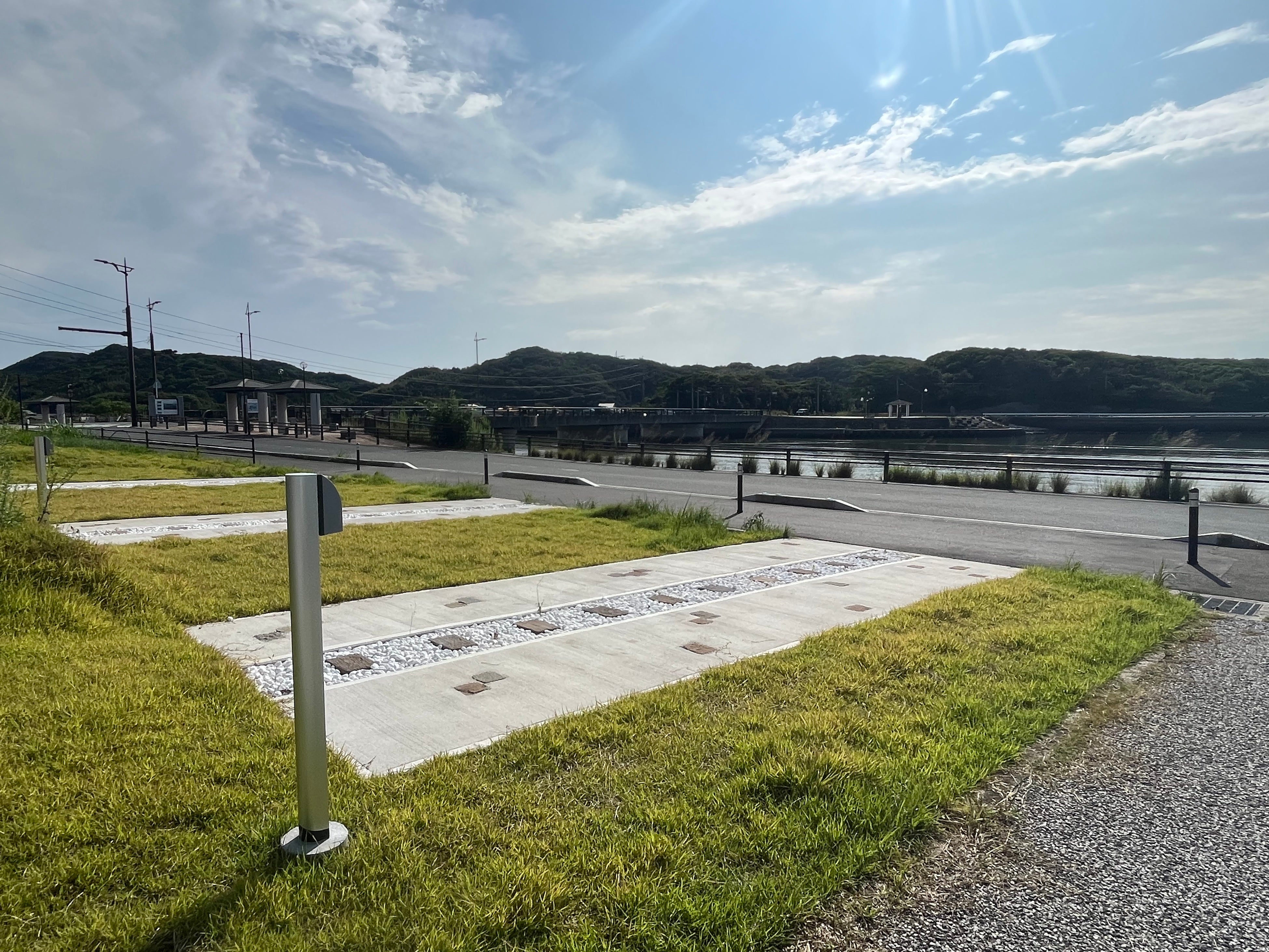 「RVパーク道の駅むなかた」現地の様子