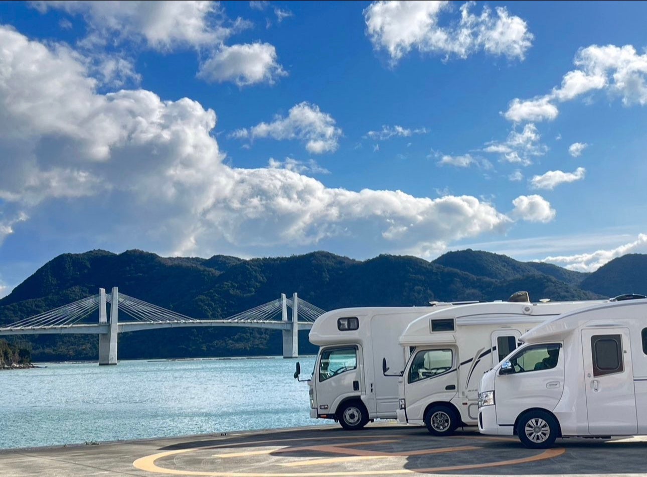 「RVパーク 優　活(ゆうかつ)」現地の様子