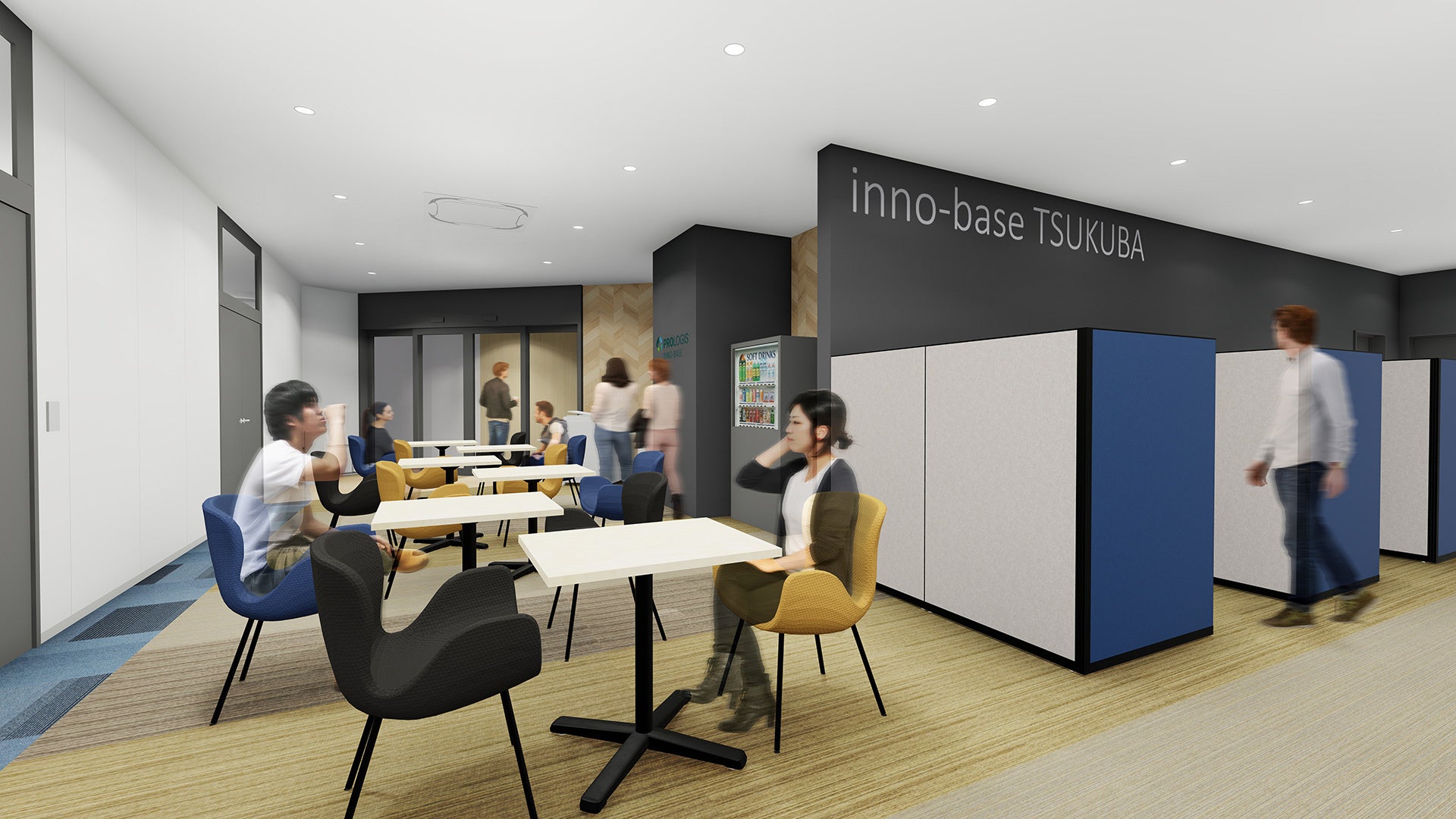 inno-base_TSUKUBA　共用ラウンジ　完成イメージ