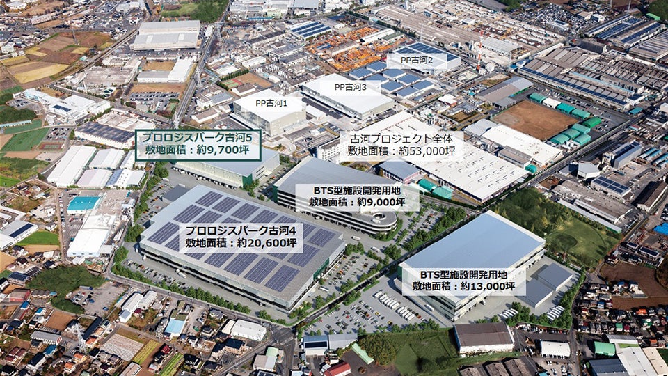 「プロロジス古河プロジェクト フェーズ2」開発エリア完成イメージ