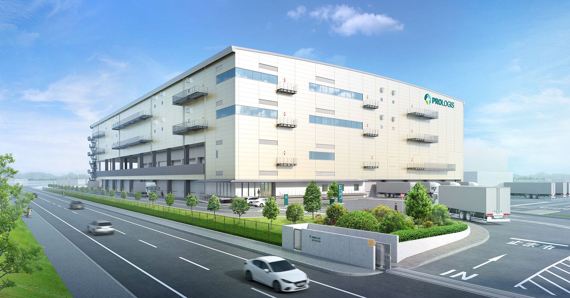 「プロロジスパーク古河5」完成予想図