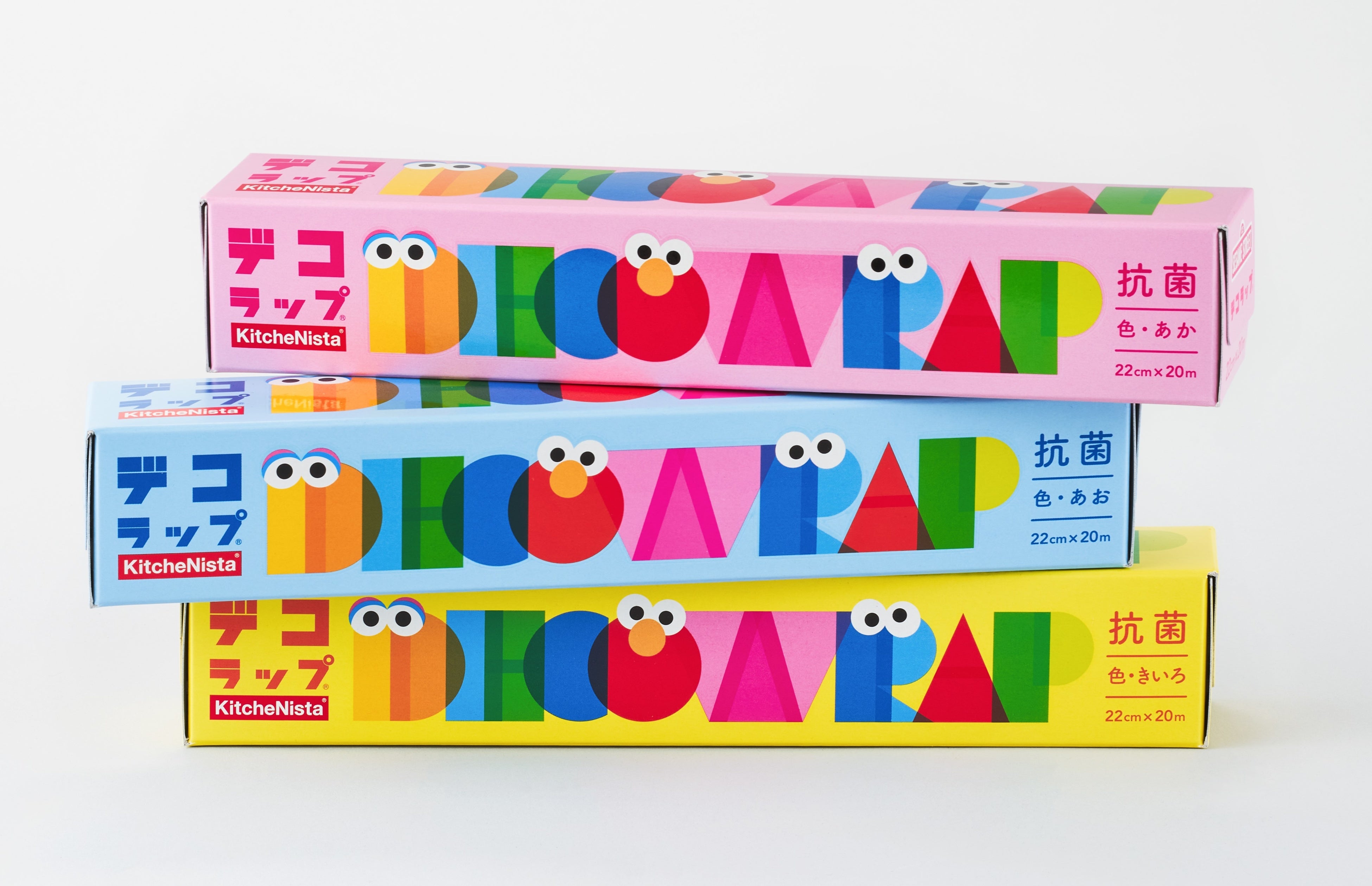 【セール中です】ドナルド　カラー剤まとめ売り 新登場】セサミストリートの抗菌カラーラップフィルム