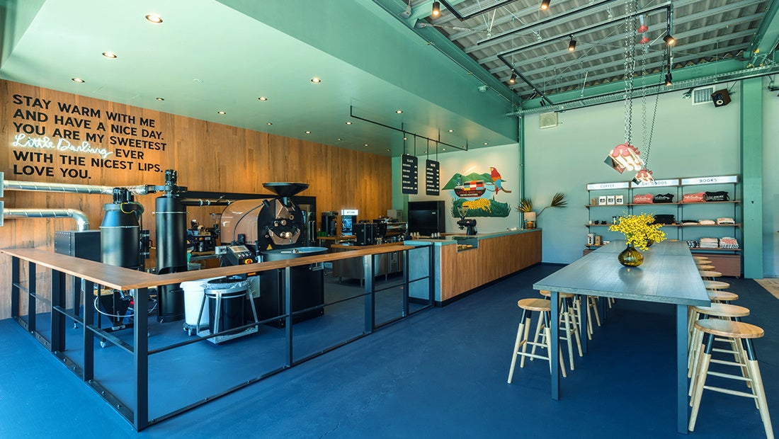 Little Darling Coffee Roasters店内