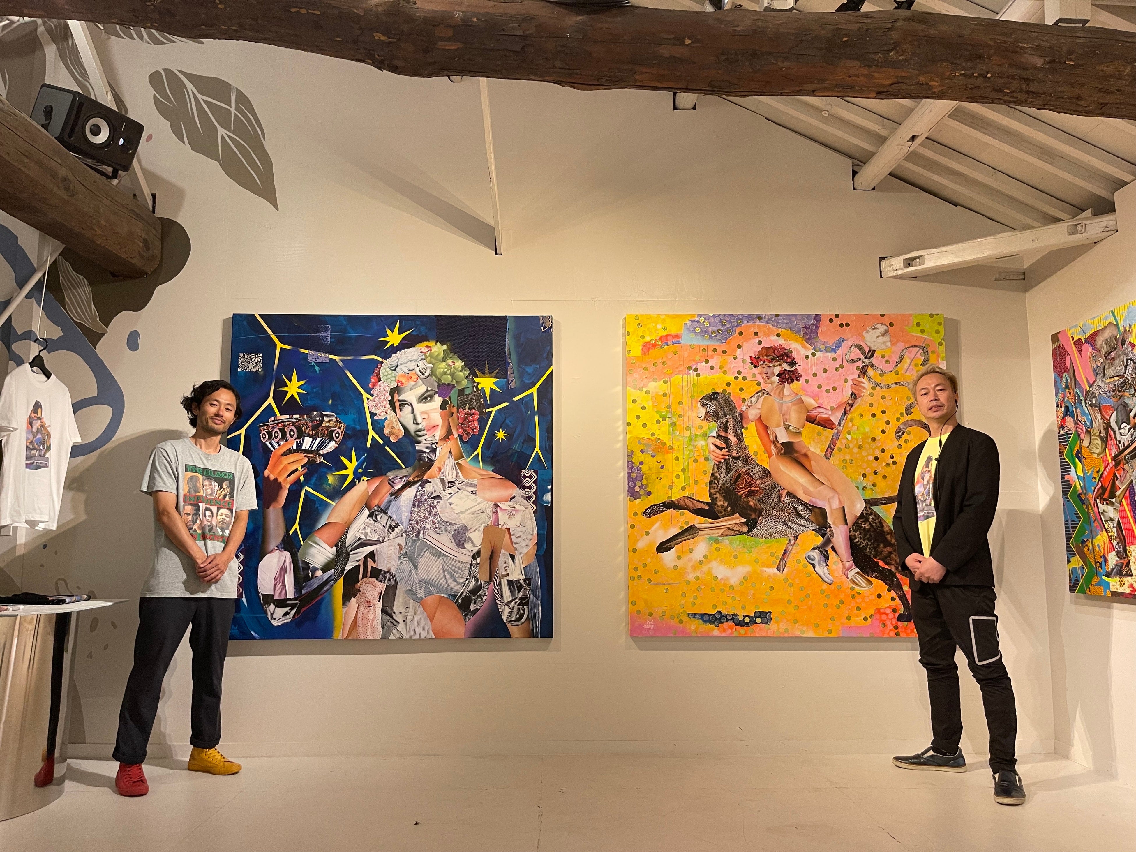 長尾ヨウ氏個展時