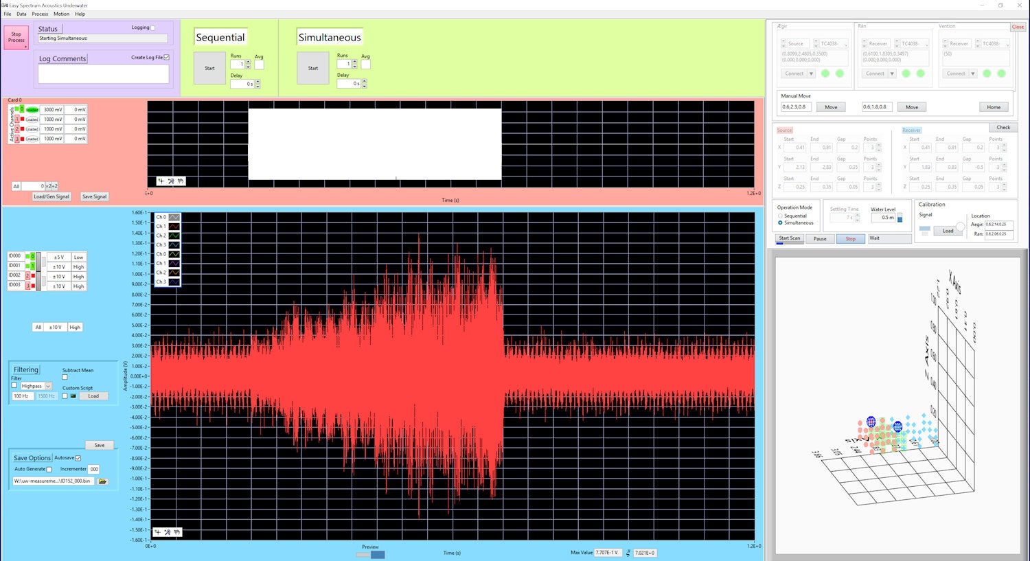 画像 4： ESAUソフトウェアは、スペクトラム社製カードとロボットアームのユーザーコミュニケーションを容易にします