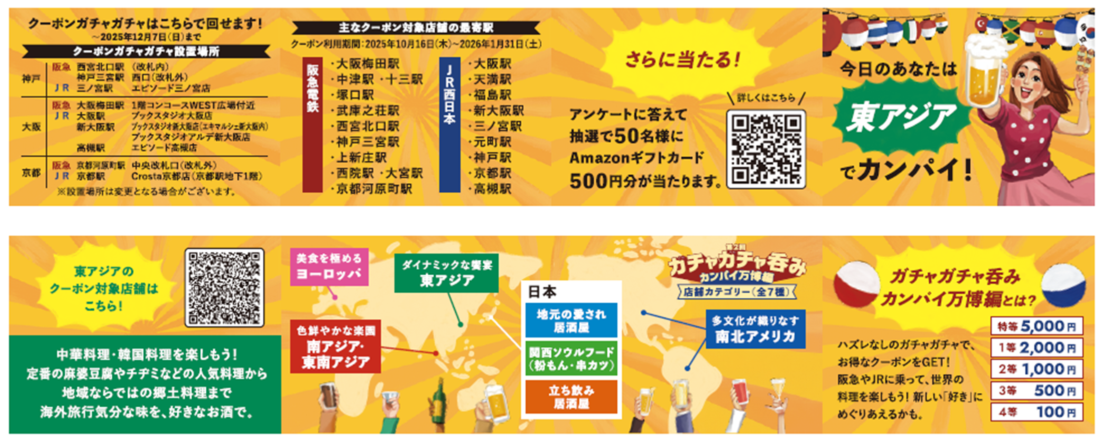 ガチャガチャ呑み カンパイ万博編」を開催します！ | 西日本旅客鉄道