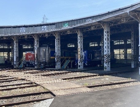 後藤総合車両所米子支所内扇形車庫見学ツアー