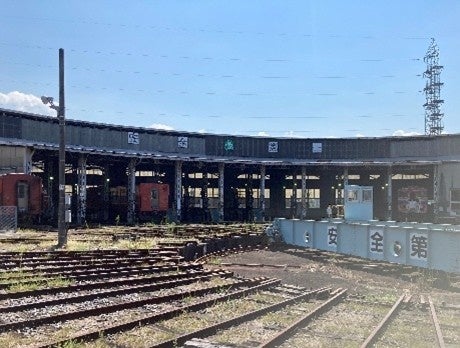 後藤総合車両所米子支所内扇形車庫見学ツアー